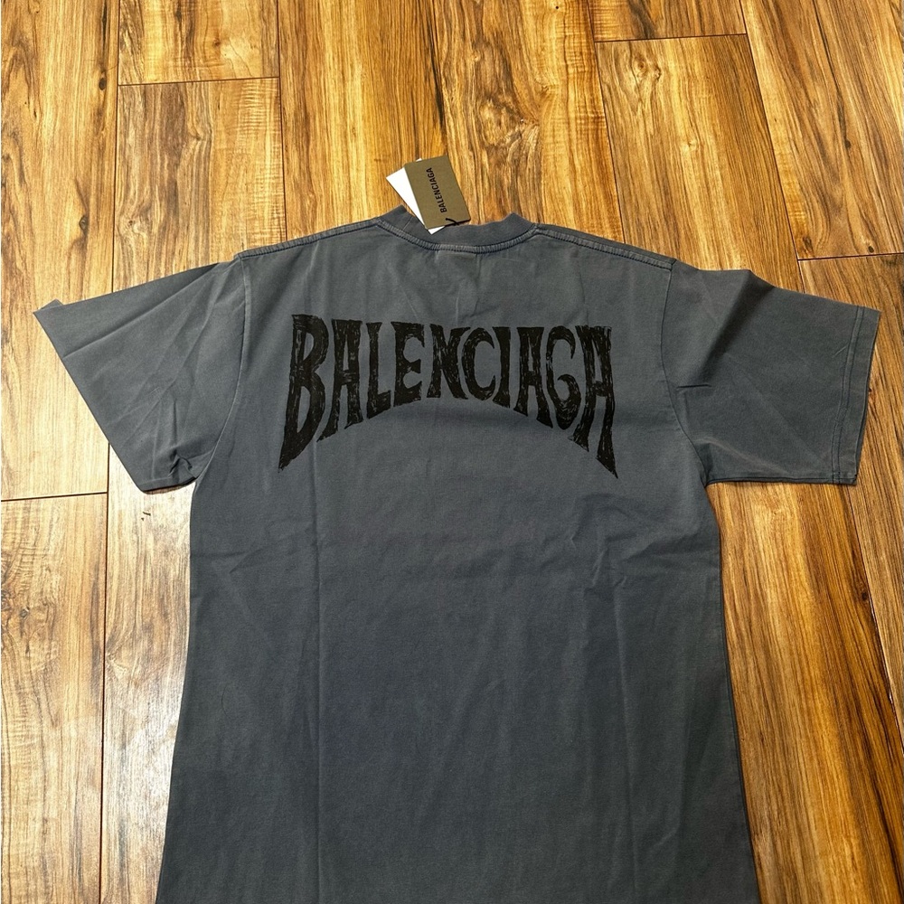 Balenciaga Men's Gray T-Shirt